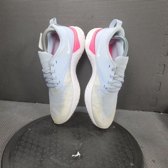 Nike Odyssey React Flyknit 2 Running Shoes Womens Sz 9 Powder Blue Trainers - Picture 5 of 8